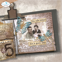 Elizabeth Craft Designs Split Tag Pocket Page Metal Die Set