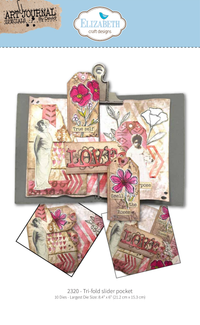 Elizabeth Craft Designs Tri-Fold Slider Pocket Metal Die Set