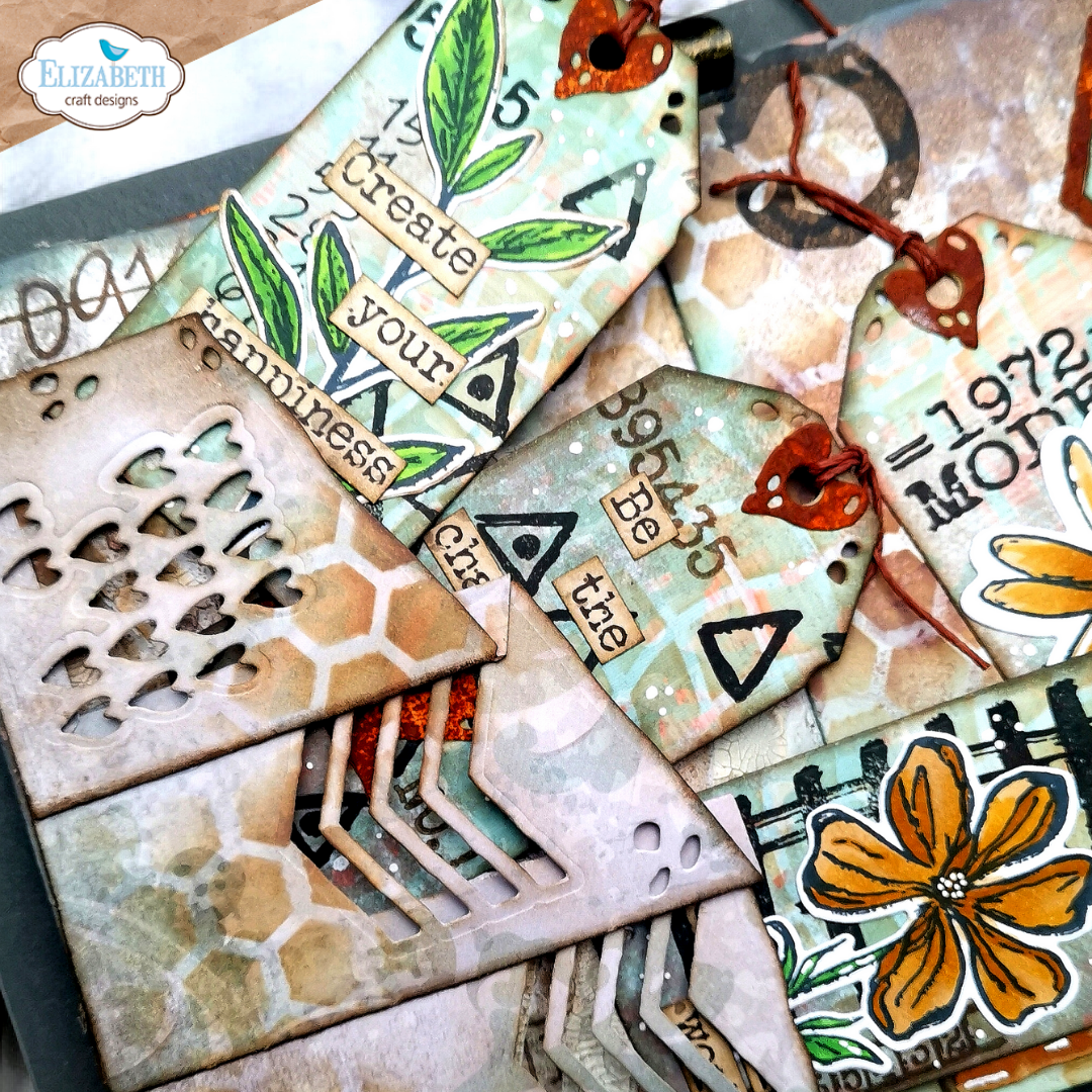 Elizabeth Craft Designs Tri-Fold Slider Pocket Metal Die Set