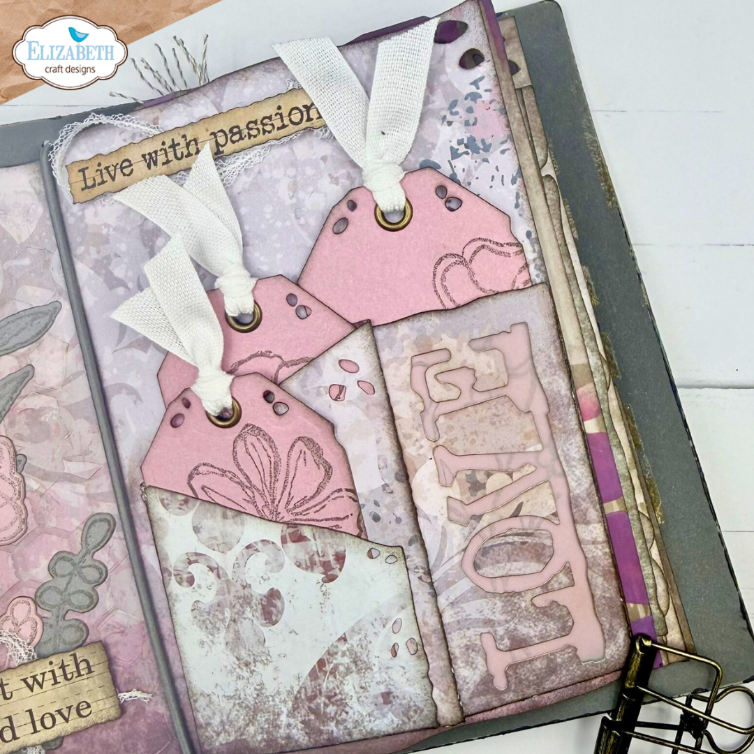 Elizabeth Craft Designs Tri-Fold Slider Pocket Metal Die Set