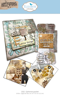 Elizabeth Craft Designs Ephemera Pocket Metal Die Set