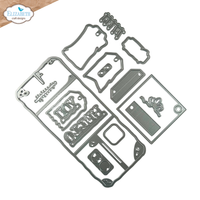 Elizabeth Craft Designs Ephemera Pocket Metal Die Set