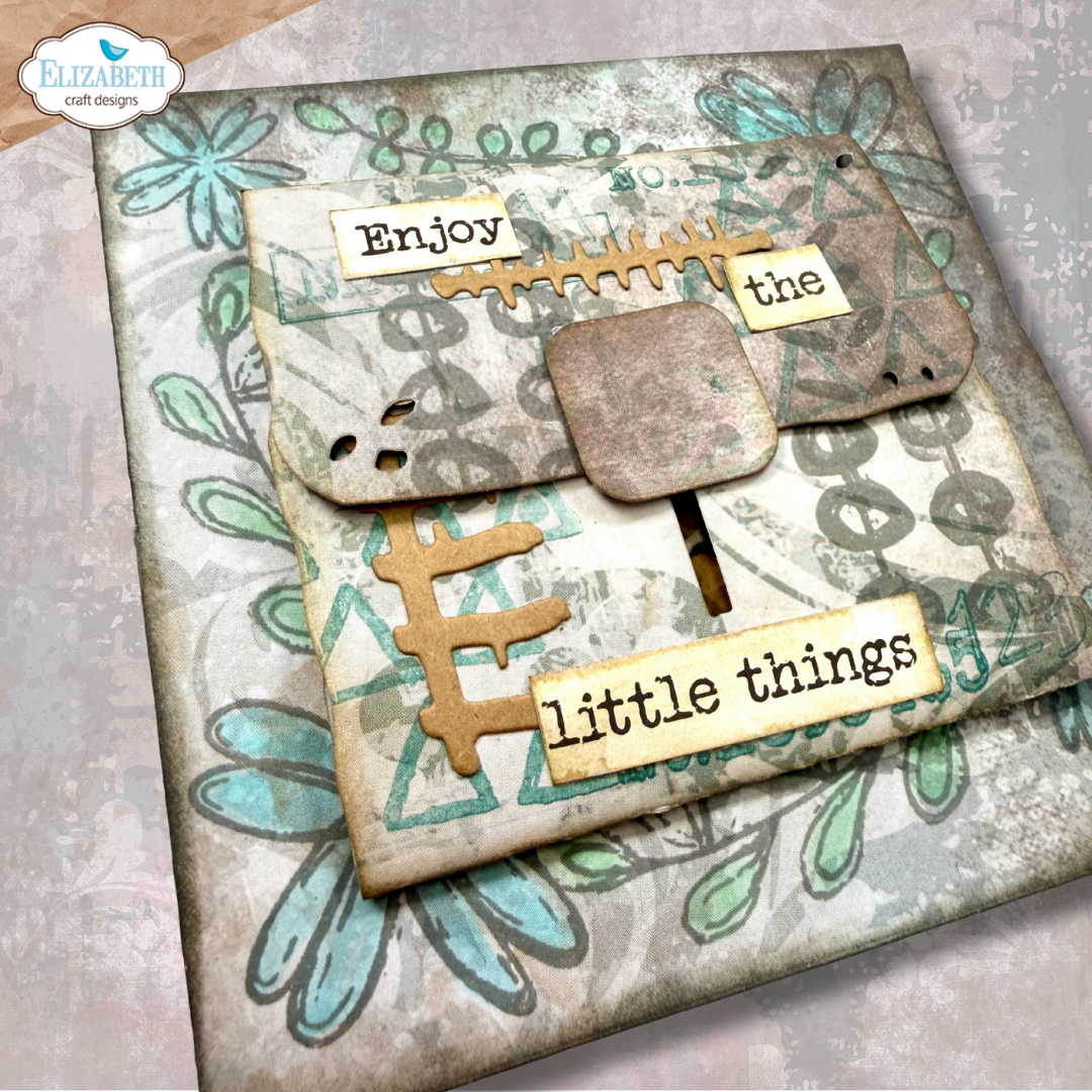Elizabeth Craft Designs Ephemera Pocket Metal Die Set