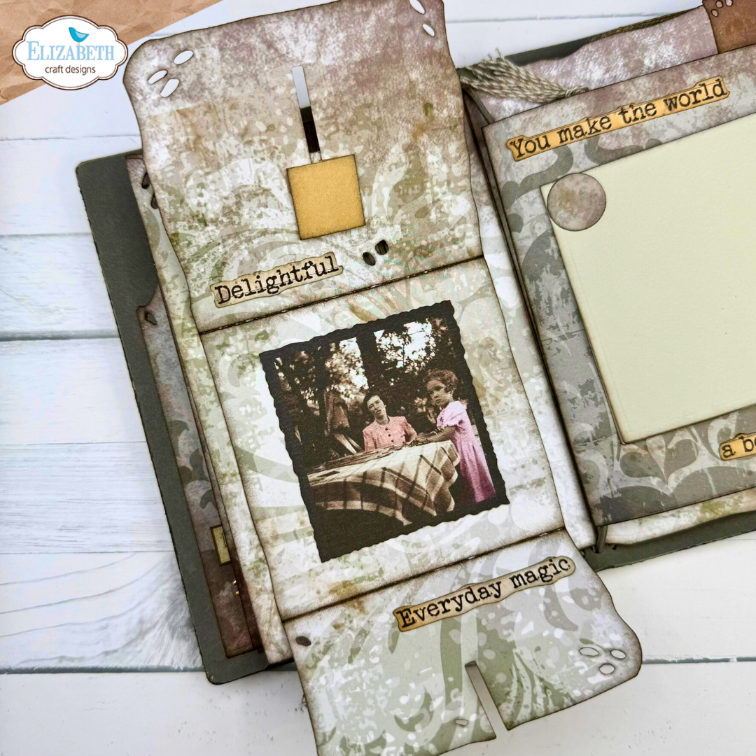 Elizabeth Craft Designs Ephemera Pocket Metal Die Set