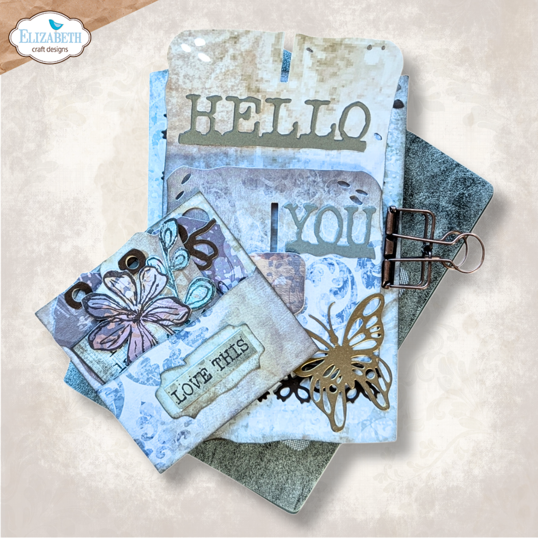 Elizabeth Craft Designs Ephemera Pocket Metal Die Set