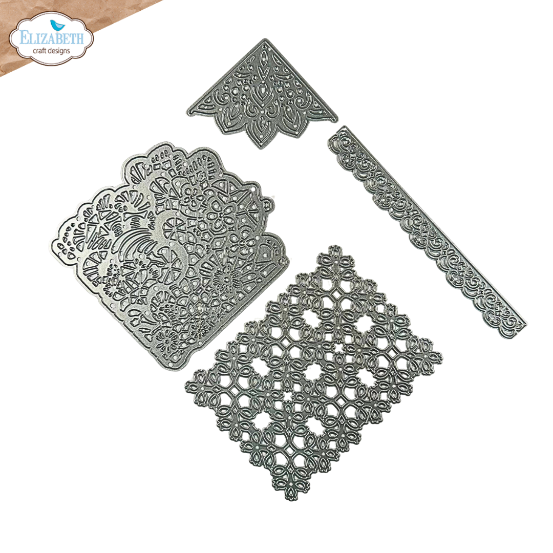 Elizabeth Craft Designs Lace All Over Metal Die Set