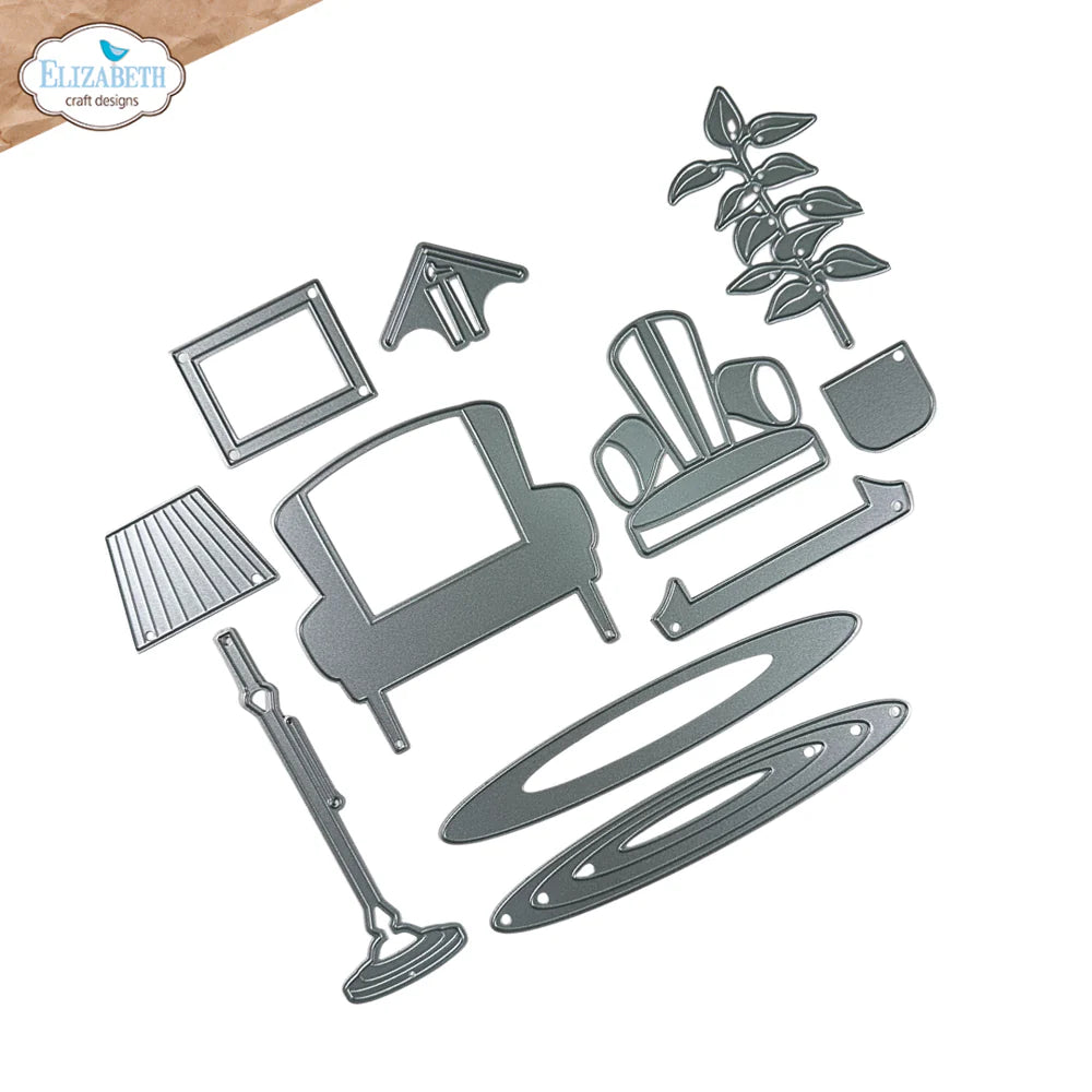 Elizabeth Craft Designs Living Room Metal Die Set