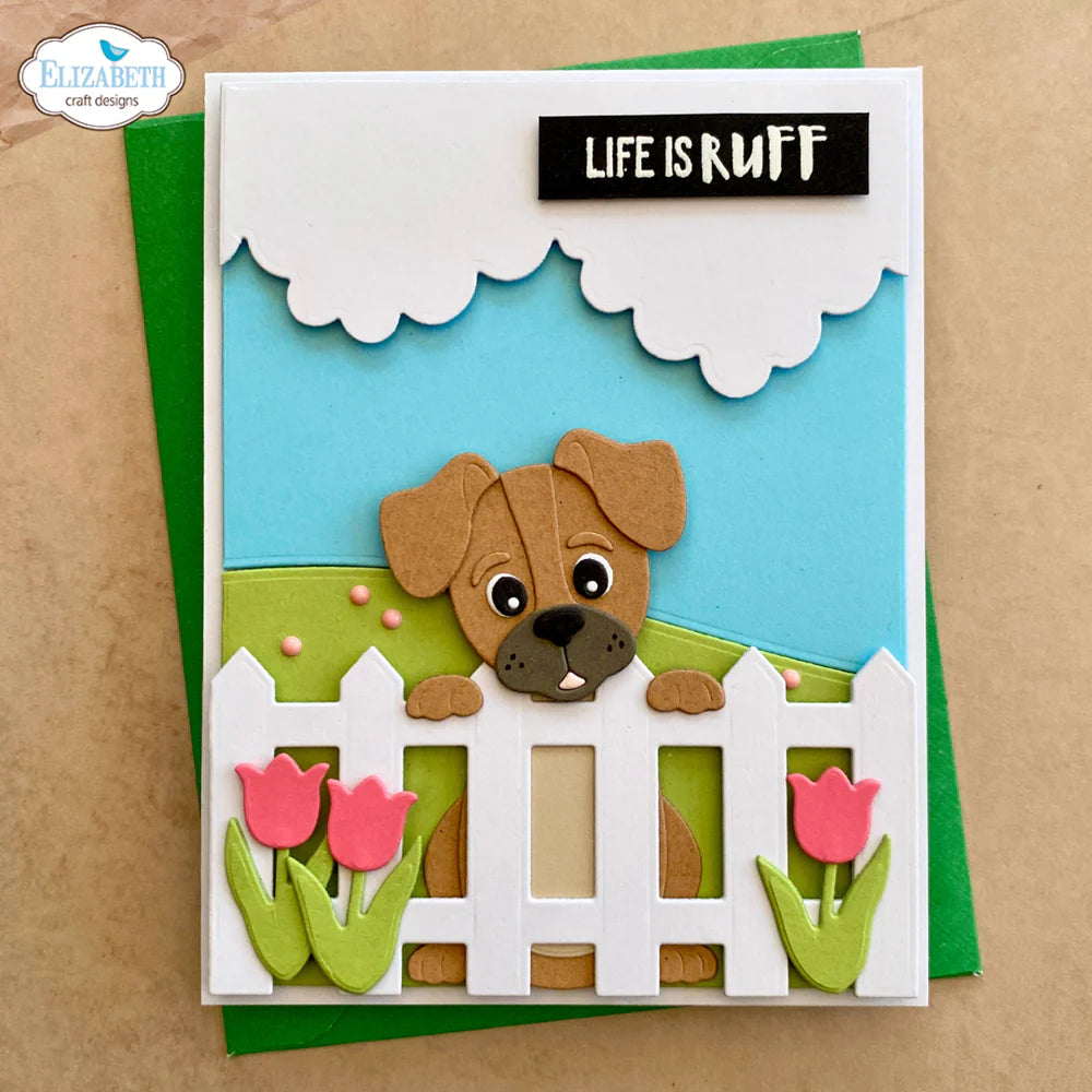 Elizabeth Craft Designs Garden Edges and Fence Metal Die Set