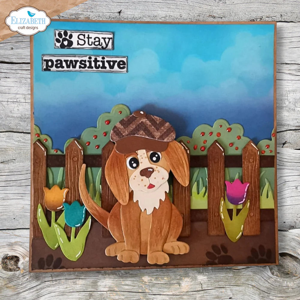 Elizabeth Craft Designs Garden Edges and Fence Metal Die Set