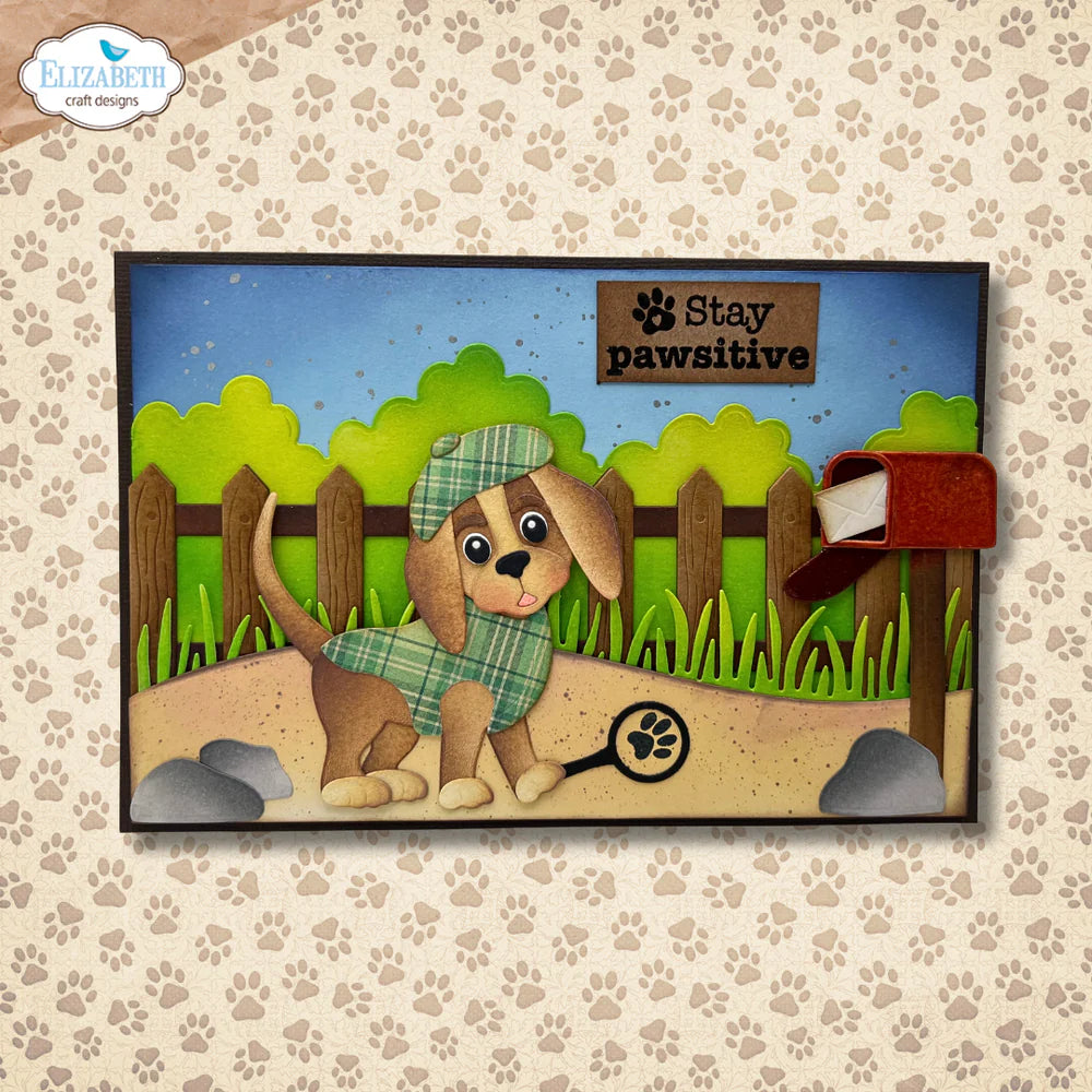 Elizabeth Craft Designs Garden Edges and Fence Metal Die Set