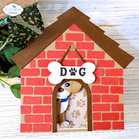 Elizabeth Craft Designs Dog House Build A Book Metal Die Set