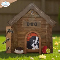 Elizabeth Craft Designs Dog House Build A Book Metal Die Set