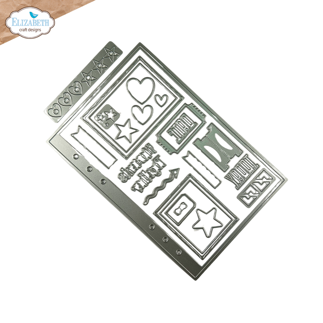 Elizabeth Craft Designs Base Page Assortment Metal Die Set