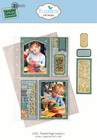 Elizabeth Craft Designs Pocket Page Inserts 1 Metal Die Set