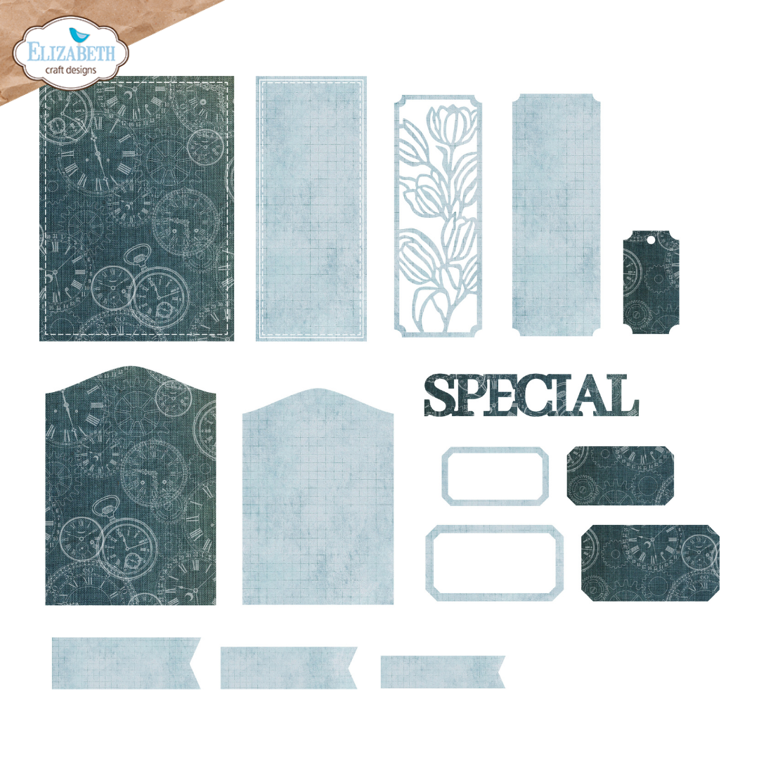 Elizabeth Craft Designs Pocket Page Inserts 1 Metal Die Set