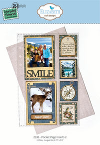 Elizabeth Craft Designs Pocket Page Inserts 2 Metal Die Set
