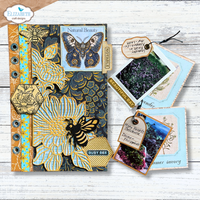 Elizabeth Craft Designs Bee and Flower Accents Metal Die Set