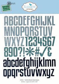 Elizabeth Craft Designs Tall & Bold Alphabet Metal Die Set