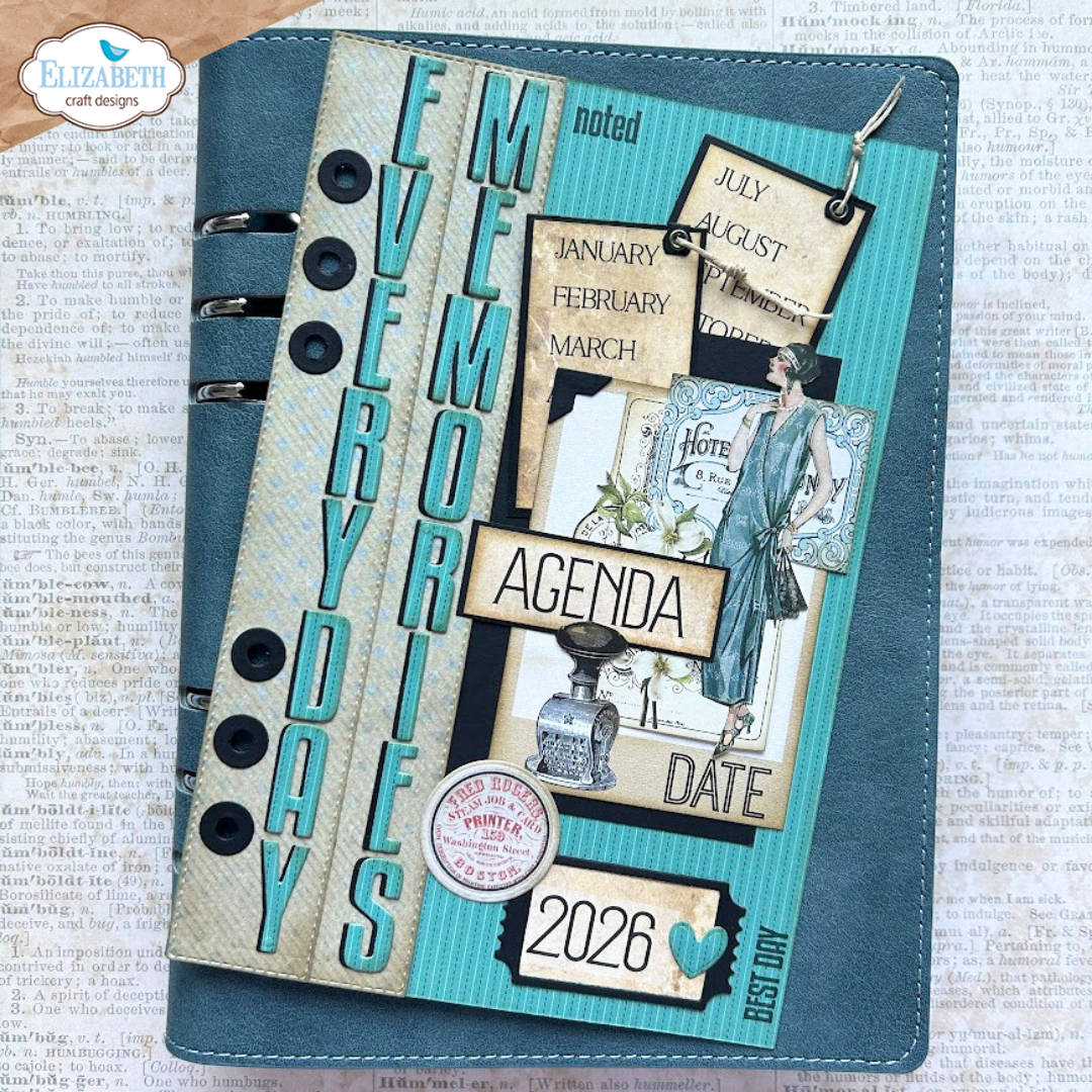 Elizabeth Craft Designs Tall & Bold Alphabet Metal Die Set