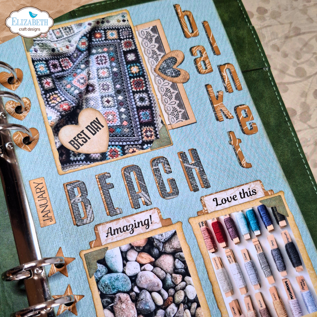 Elizabeth Craft Designs Tall & Bold Alphabet Metal Die Set