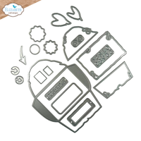 Elizabeth Craft Designs Grunge Envelope Metal Die Set