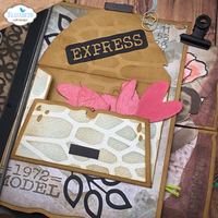 Elizabeth Craft Designs Grunge Envelope Metal Die Set
