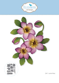 Elizabeth Craft Designs Lenten Rose Metal Die Set