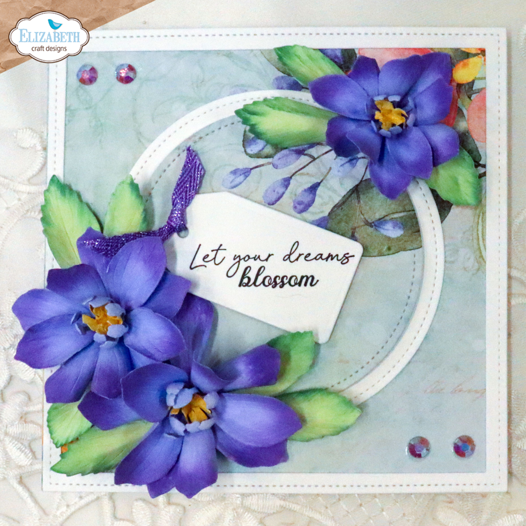 Elizabeth Craft Designs Lenten Rose Metal Die Set