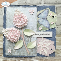 Elizabeth Craft Designs Panicle Hydrangea Metal Die Set