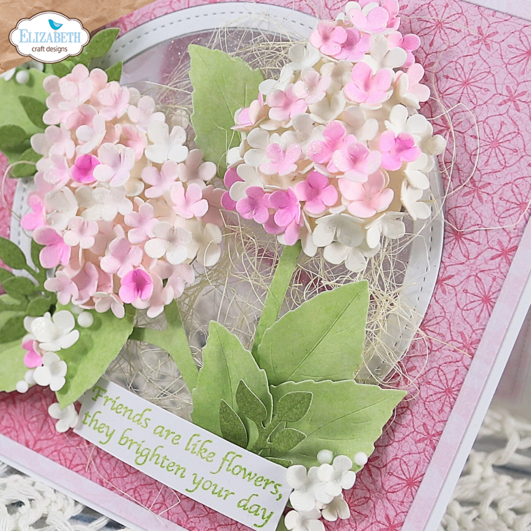 Elizabeth Craft Designs Panicle Hydrangea Metal Die Set