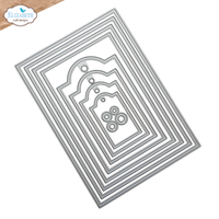 Elizabeth Craft Designs Stitched Rectangles and Labels Metal Die Set