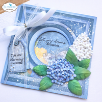 Elizabeth Craft Designs Stitched Squares and Circles Metal Die Set