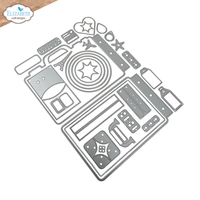 Elizabeth Craft Designs Camera and Suitcase Build A Book Metal Die Set