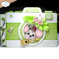 Elizabeth Craft Designs Camera and Suitcase Build A Book Metal Die Set