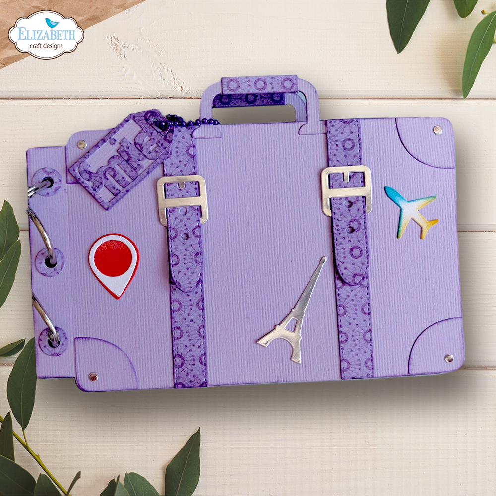 Elizabeth Craft Designs Camera and Suitcase Build A Book Metal Die Set