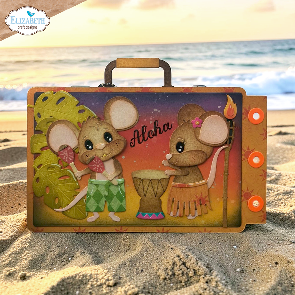 Elizabeth Craft Designs Aloha Accessories Metal Die Set