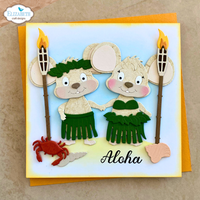 Elizabeth Craft Designs Aloha Accessories Metal Die Set