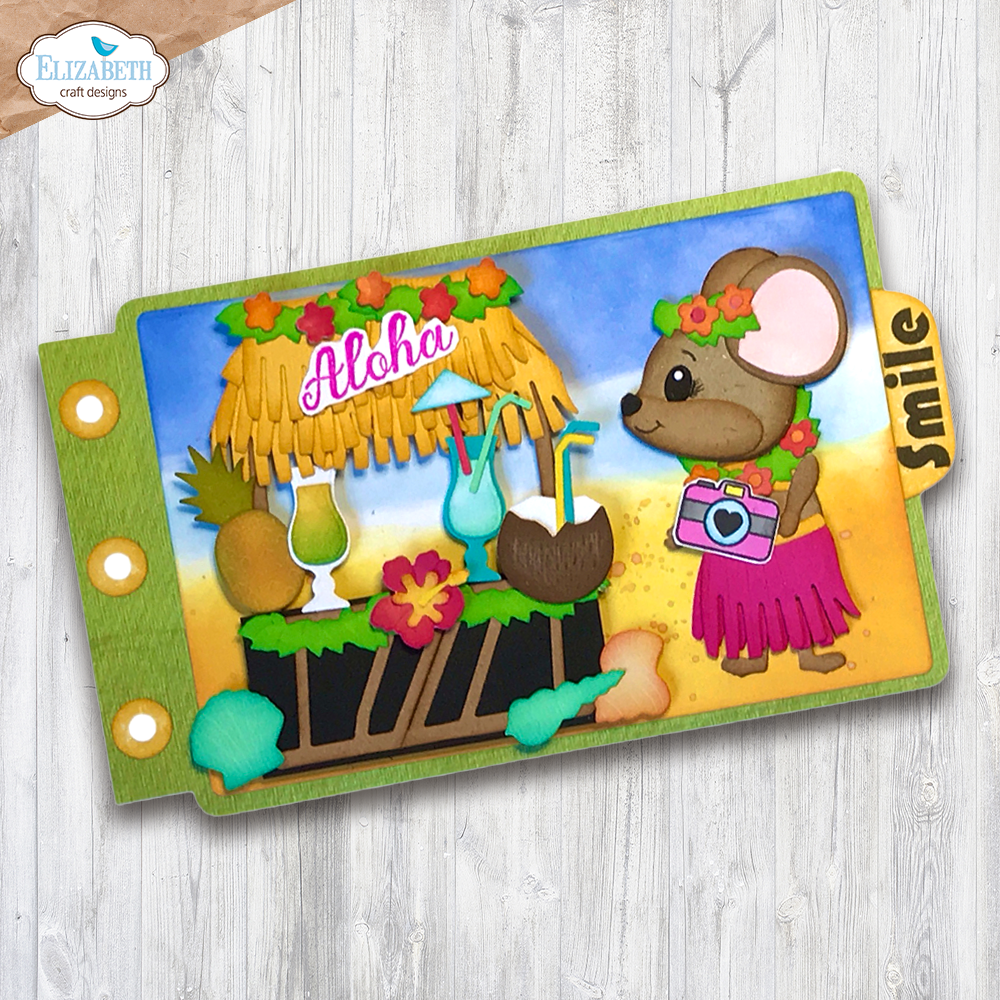Elizabeth Craft Designs Aloha Accessories Metal Die Set