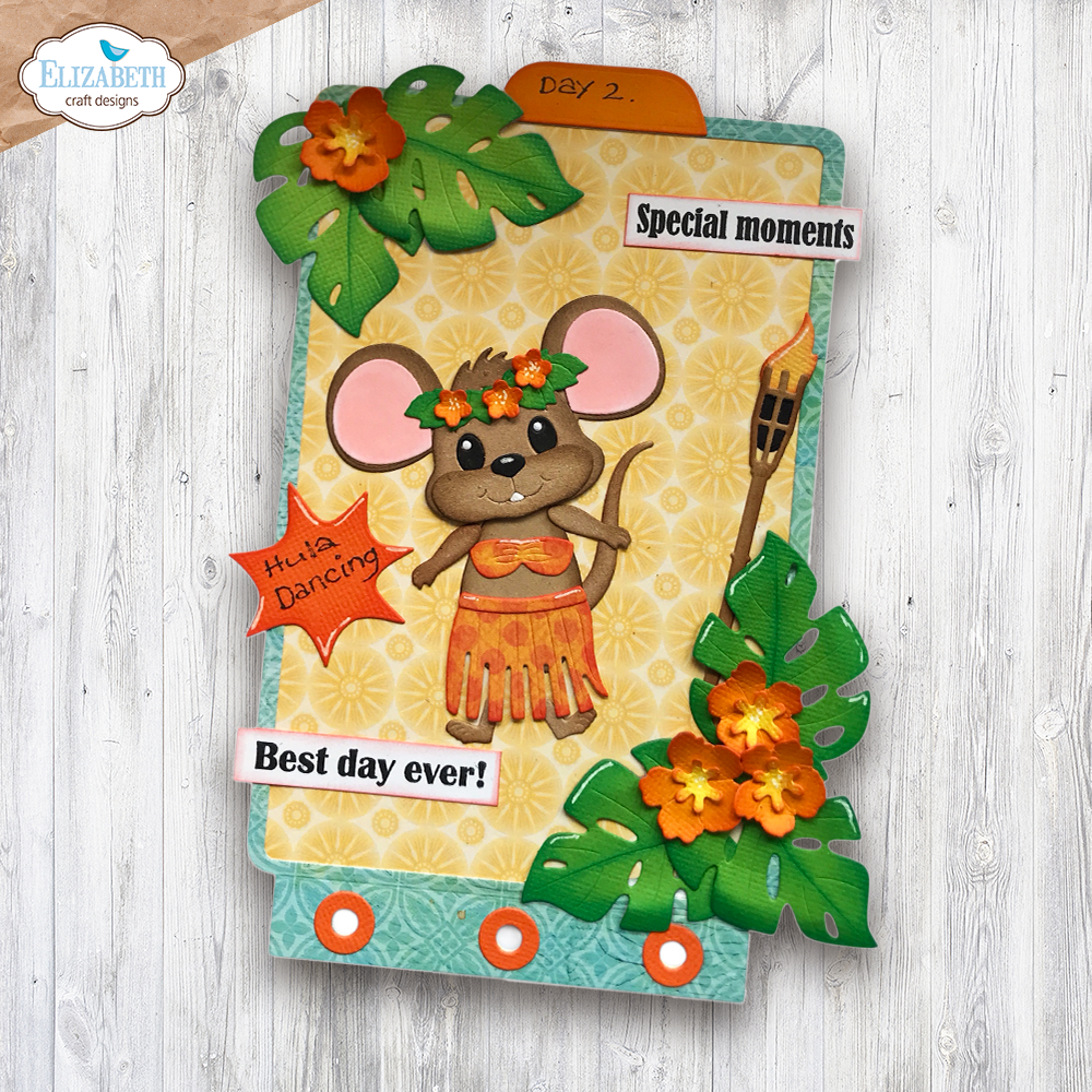 Elizabeth Craft Designs Aloha Accessories Metal Die Set