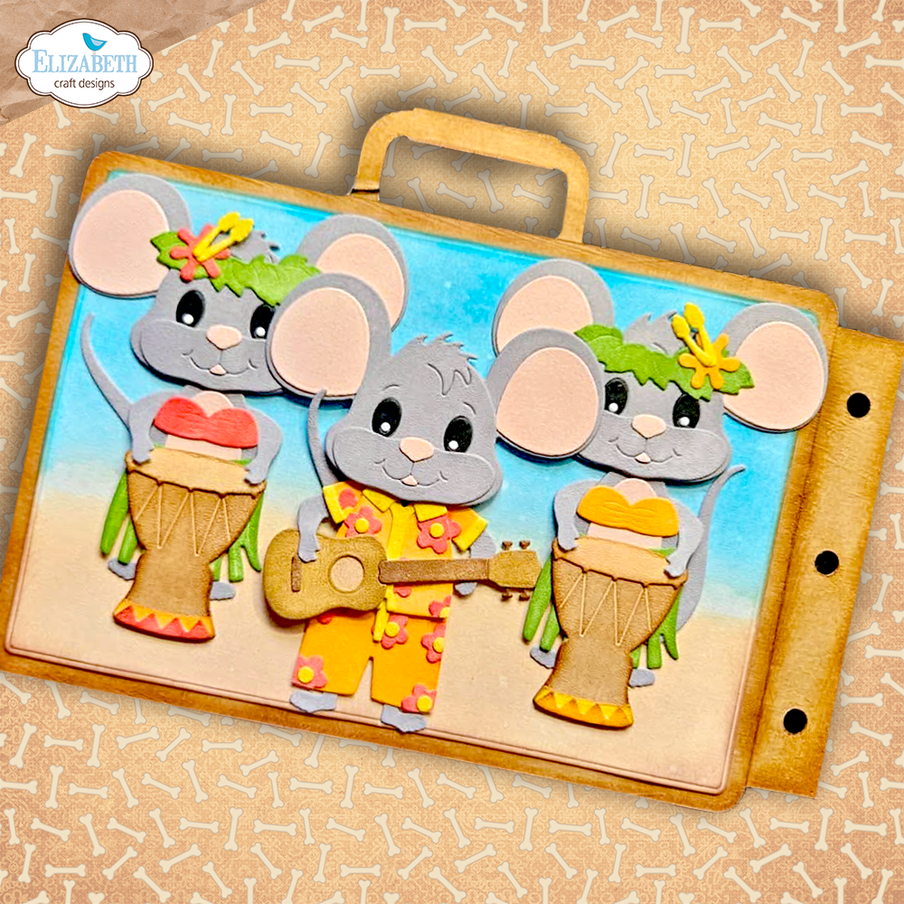 Elizabeth Craft Designs Aloha Accessories Metal Die Set