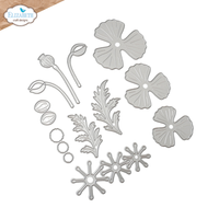 Elizabeth Craft Designs Wild Poppy Metal Die Set