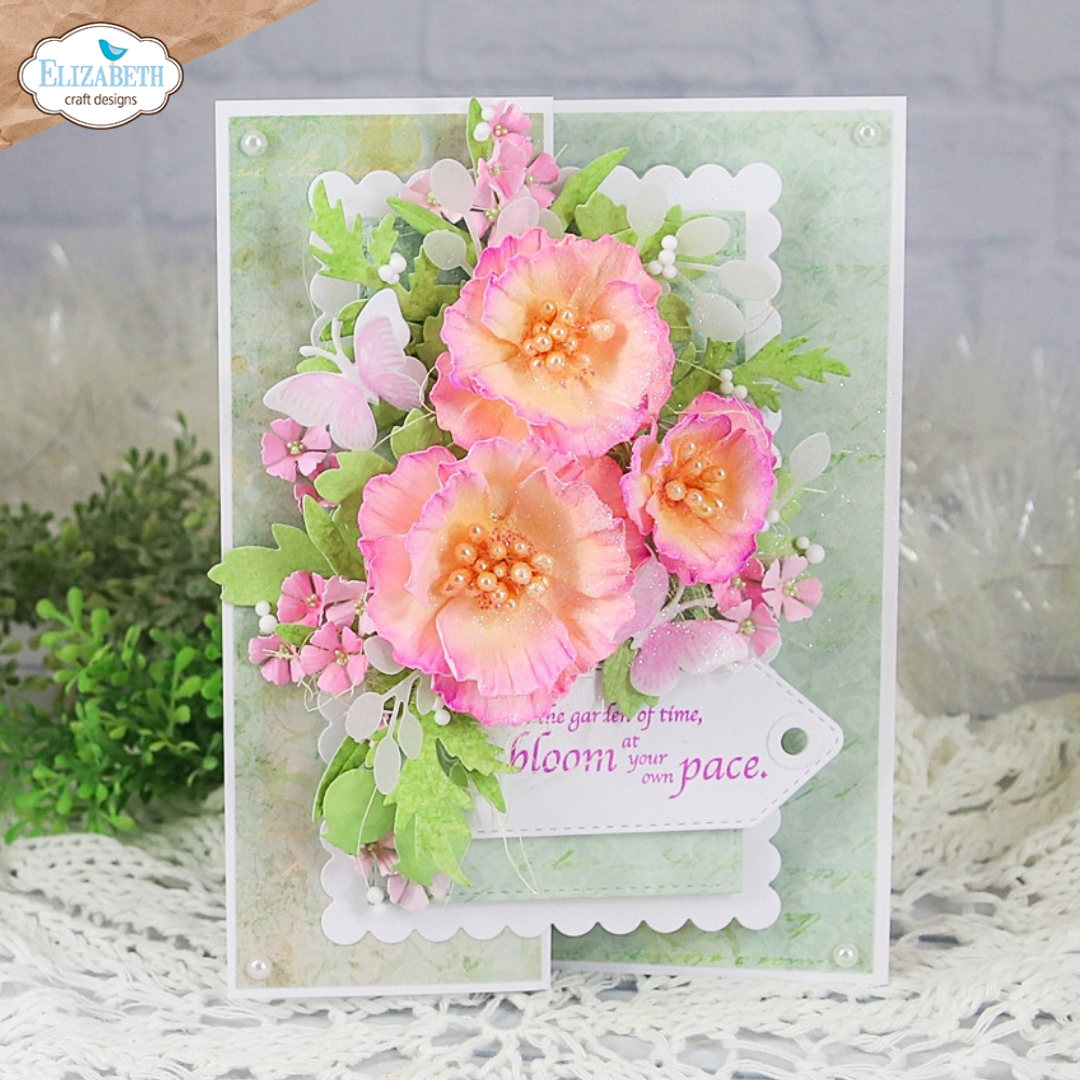 Elizabeth Craft Designs Wild Poppy Metal Die Set