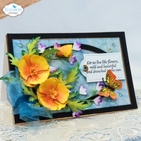 Elizabeth Craft Designs Wild Poppy Metal Die Set