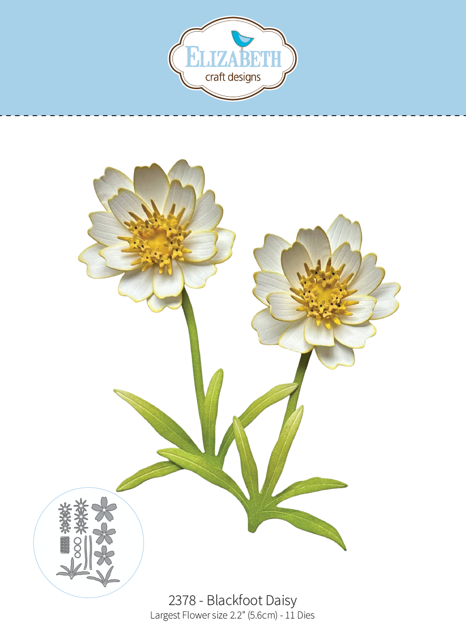 Elizabeth Craft Designs Blackfoot Daisy Metal Die Set