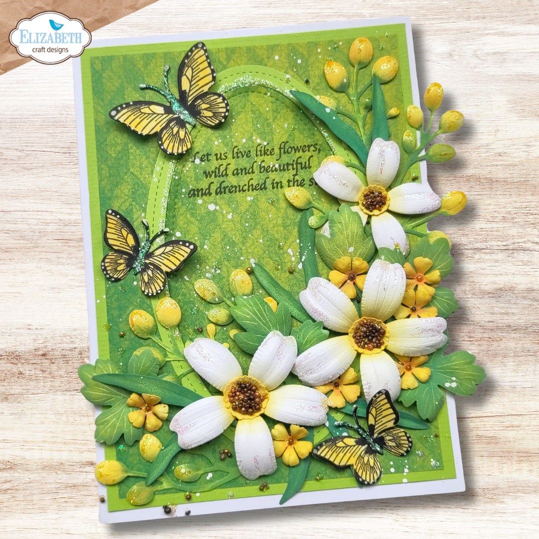 Elizabeth Craft Designs Blackfoot Daisy Metal Die Set