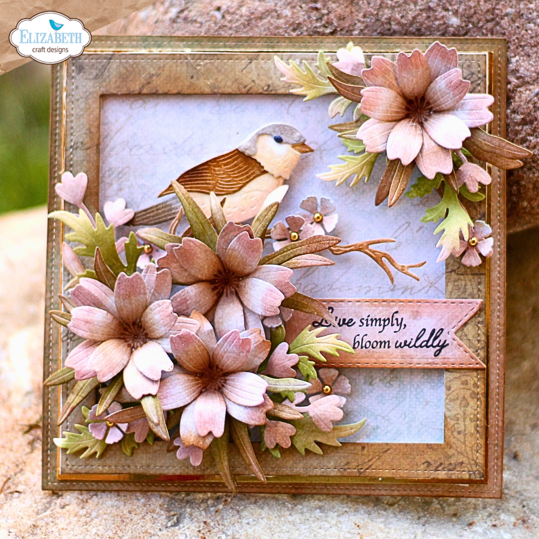 Elizabeth Craft Designs Sparrow Metal Die Set