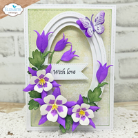 Elizabeth Craft Designs Stitched Ovals Metal Die Set