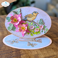Elizabeth Craft Designs Stitched Ovals Metal Die Set