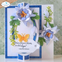 Elizabeth Craft Designs Stitched Ovals Metal Die Set