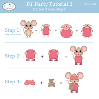 Elizabeth Craft Designs PJ Party Metal Die Set